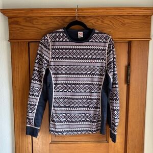 Kari Traa Printed Polyester Base Layer Size Medium